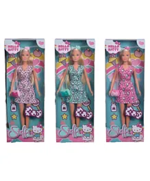Hello Kitty Steffi Love Doll Fashion Pack of 3 - (Assorted Color)