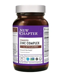 New Chapter Zinc Complex - 60 Tablets