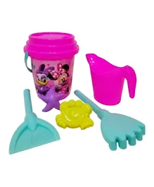 Minnie Mouse Beach Bucket Set - 6 Pieces