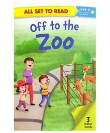 Om Kidz All Set To Read Off To The Zoo Paperback  - 32 pages