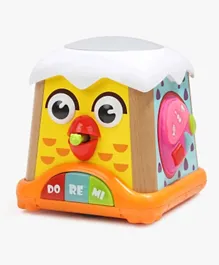 Top Bright Wooden Kids Toys 5 IN 1 Step & Play Drum - Multicolour