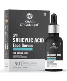 Khadi Organique Salicylic Acid 2% + Hyaluronic Acid 1% Clarifying Face Serum - 30ml
