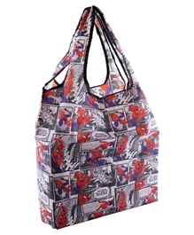 Marvel Spiderman Foldable Travel Shopping Bag - Multicolor
