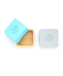 Eco Rascals Bamboo Snack Pots Set of 2 - Blue & Pink