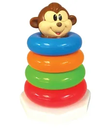 Kiddieland Stack Up Rings - Multicolour