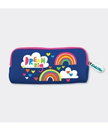 Rachel Ellen Neoprene Pencil Cases - Dream Big with Rainbows - Multicolour