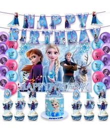 LAFIESTA Frozen Theme Birthday Decoration Set - 36 Pieces