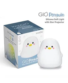 InnoGio GIOPenguin Silicone Soft Light with Star Projector