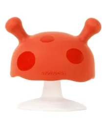 Mombella Mimi Mushroom Soothing Teether Toy - Orange