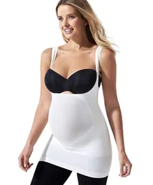 Mums & Bumps Blanqi Maternity Underbust Belly Support Tank - White