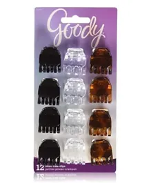 Goody Classics Small Half  Claw Clips - Pack of 12