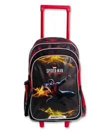 Marvel Spiderman Web Sling Time Trolley Backpack - 18 Inches