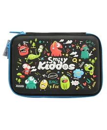 Smily Kiddos Single Compartment Pencil Case - Black