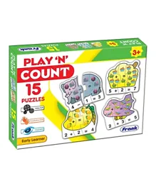 Frank Play ’n’ Count 15 Pack Puzzle - 45 Pieces