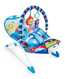 Hu Baby Music Soothe Bouncer - Blue
