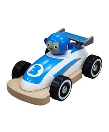 Hape Wild Riders Vehicle - Blue Racing Car