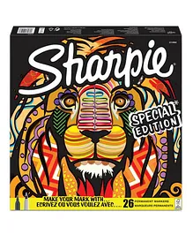 Sharpie Permanent Lion Markers Pack of 26 - Assorted
