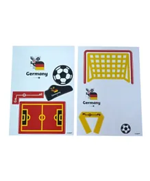 FIFA 2022 Country Wall Stickers Germany - Pack of 10