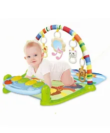 Factory Price Andrea Baby Activity Play Mat with Fitness Pedal Piano - Multicolour