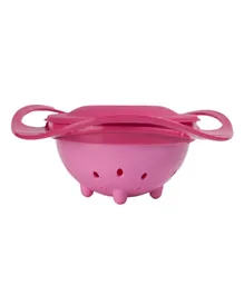 Babyjem 360 Rotating Non Spill Feeding Toddler Bowl - Pink