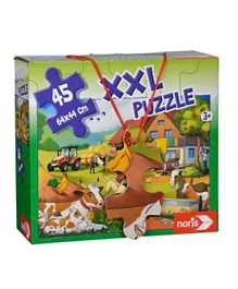 Noris XXL Puzzle Holiday On The Farm 45 pieces - Multicolor