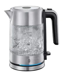 Russell Hobbs Compact Home Glass Kettle 0.8L 2400W 24191-70 - Grey