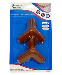 B-Safe 3 Sided Bump Guard Brown - 4 Pieces