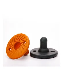 Doddle & Co Tokyo Pop Pacifier - Coal/Spice