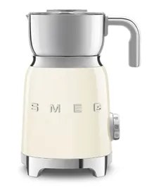 Smeg Retro 50's Style Automatic Milk Frother With 8 Functions 500ml 500W MFF11RDUK - Cream