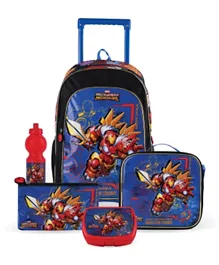 Marvel Avengers Iron Stomper 5-In-1 Trolley Backpack Set