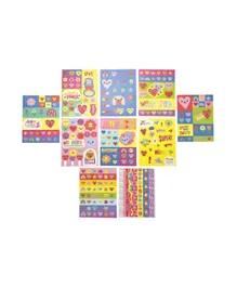 Stickiville Happy Hearts Sticker Book - English