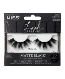 KISS 3D Matte Faux Mink Collection Lash KMAT01C - Black