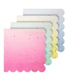 Meri Meri Ombre Small Napkin Pack of 16 - Multicolour