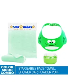 Star Babies Combo Pack Face Towel & other essentials - Green