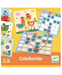 Djeco Coloformix Eduludo Game - Multicolour
