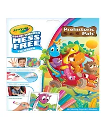 Crayola Color Wonder Mess Free Prehistoric Pals Dinosaur Coloring Pages & Markers