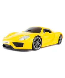Maisto Die Cast Radio Controlled  1:14 Scale Tech - Street Series  Porsche 918 Spyder - Yellow