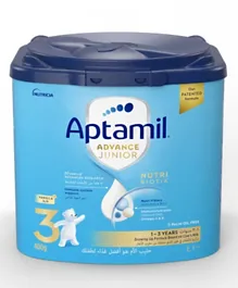 Aptamil Palm Oil Free Advance Junior 3 Milk Formula - 400g