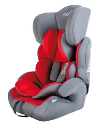 مقعد سيارة تولو للأطفال من مون - أسود أحمر
