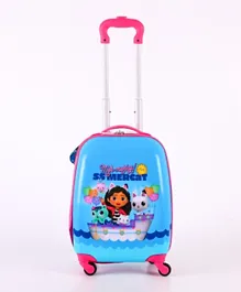 Universal Gabby Doll House Kids Luggage With Reusable Stickers
