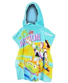 Disney Toys Story Printed Beach Poncho for Kids Girl - Multicolor