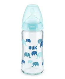 Nuk First Choice Plus Temperature Control Glass Bottle Assorted - 240mL