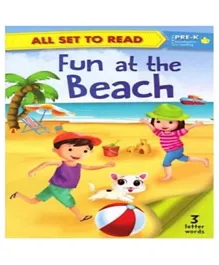Om Kidz All Set To Read Fun At The Beach Paperback- 32 pages
