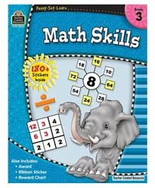 Teacher Created Resource Grade 3 Ready Set Learn Math Skills - 64 Pages