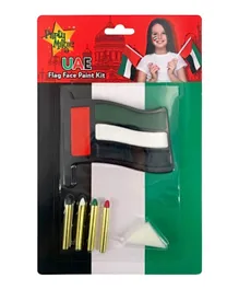 Party Magic UAE Flag Face Paint Kit