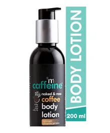 Mcaffeine Naked & Raw Coffee Body Lotion - 200mL