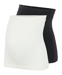 Mamalicious 2 Pack Maternity Shapewear - Black & White