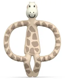 Matchstick Monkey Gigi Giraffe Animal Teether - Brown