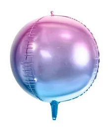 PartyDeco 14' Ombre Foil Balloon - Violet and Blue