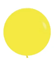 Sempertex Round Latex Balloons Fashion Yellow - Pack of 3